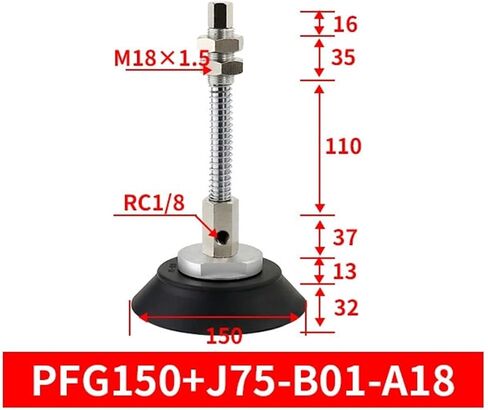 1PCS PFG120-J25/J50/J75-B01-A18/A22 PFG150-J25/J50/J75-B01-A22 120mm 150mm Industrial Duty Cups (PFG120J25B01A22) in Kuwait
