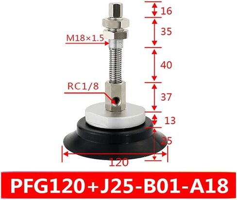 1PCS PFG120-J25/J50/J75-B01-A18/A22 PFG150-J25/J50/J75-B01-A22 120mm 150mm Industrial Duty Cups (PFG120J25B01A22) in Kuwait
