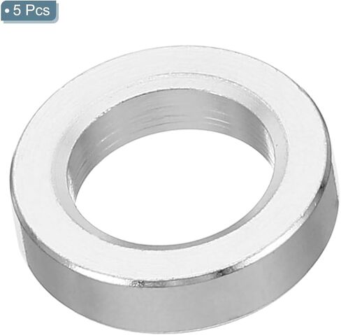 أعلى الحجارة 5pcs M10 فاصل الألومنيوم ، 10.5 ملم معرف × 20 مم OD x 20mm الطول الفاصل المعدني ، مستدير اللمعان المسمار المسمار المسمار للبراغي براغي M10 وقضبان in Saudi Arabia