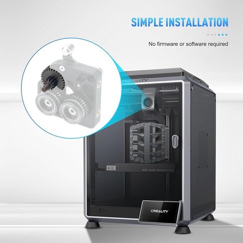 Full Metal K1 Extruder Reduction Gear for Creality K1 K1C K1Max 3D Printers - Upgraded Durable Transmission Gear, High Quality Filament Drive Gears for K1 Series 3D Printer in Kuwait