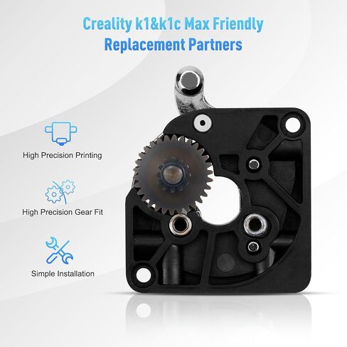 Full Metal K1 Extruder Reduction Gear for Creality K1 K1C K1Max 3D Printers - Upgraded Durable Transmission Gear, High Quality Filament Drive Gears for K1 Series 3D Printer in Kuwait
