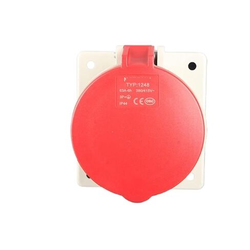 Industrial Aviation Concealed Direct Plug Socket TYP:1248 63A 4 core in Saudi Arabia