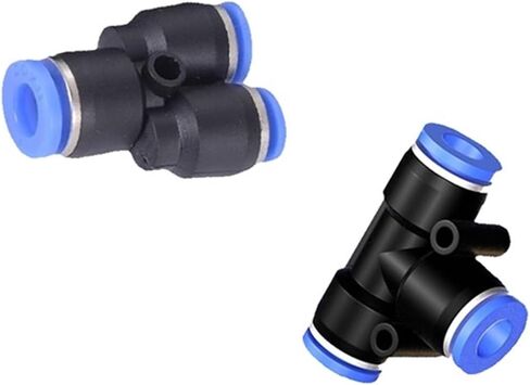 PEG PW المكونات الهوائية للهواء والمياه تجهيزات تقليل سريع 4 مم 6 مم 8 مم 10 مم 12 مم Y-TYPE CONNECTOR 5PCS (WPW 8-6) in Saudi Arabia
