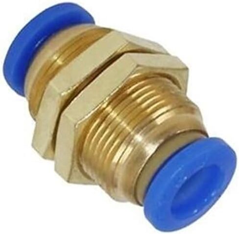 PM Air Couplings Tubes Quick Couplings for OD Tube Straight 4 6 8 10mm Copper Pneumatic Fittings Water Push Type Hose Fitting 1Pcs(8,10pcs) in Saudi Arabia