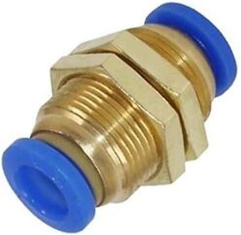 PM Air Couplings Tubes Quick Couplings for OD Tube Straight 4 6 8 10mm Copper Pneumatic Fittings Water Push Type Hose Fitting 1Pcs(8,10pcs) in Saudi Arabia