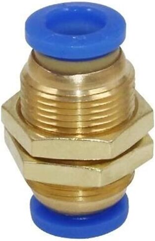 PM Air Couplings Tubes Quick Couplings for OD Tube Straight 4 6 8 10mm Copper Pneumatic Fittings Water Push Type Hose Fitting 1Pcs(8,10pcs) in Saudi Arabia