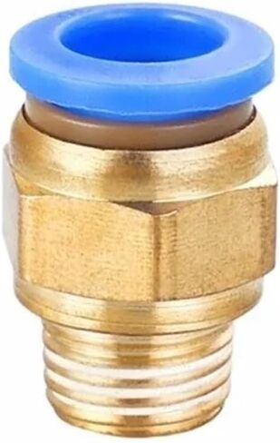 Pneumatic Air Connector Fitting PC 4mm 6mm 8mm 10mm 12mm Thread 1/4 1/8 3/8 1/2 M5 Hose Fittings Pipe Quick Connectors 1Pcs(Pc10-01) in Saudi Arabia