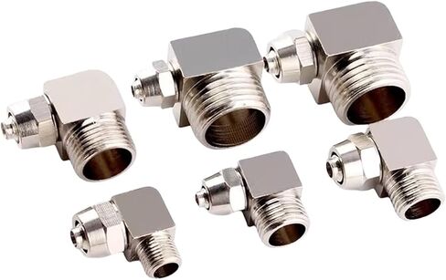 PL OD4 6 8 10 12mm Copper Pneumatic Fittings Male Thread 1/8 1/4 3/8 1/2 Trachea Quick Screw Connector Fast Twist Joint 1Pcs(KPL12-03) in Saudi Arabia