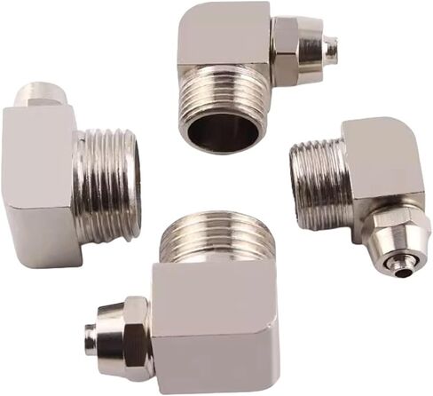 PL OD4 6 8 10 12mm Copper Pneumatic Fittings Male Thread 1/8 1/4 3/8 1/2 Trachea Quick Screw Connector Fast Twist Joint 1Pcs(KPL12-03) in Saudi Arabia