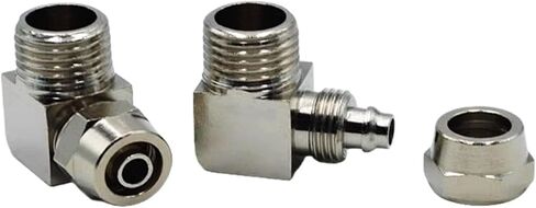 PL OD4 6 8 10 12mm Copper Pneumatic Fittings Male Thread 1/8 1/4 3/8 1/2 Trachea Quick Screw Connector Fast Twist Joint 1Pcs(KPL12-03) in Saudi Arabia