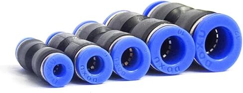 Pneumatic Fittings PY/PE/PV/PU/SA/PM Water Pipes and Tube Connectors Direct Thrust 4 to 16mm/ PK Plastic Hose Quick Couplings 1Pcs(HVFF,OD 12mm) in Saudi Arabia