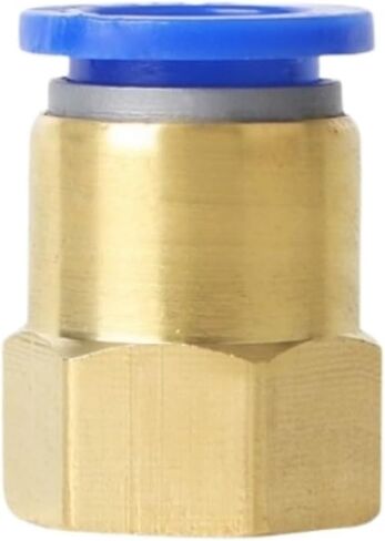 PCF Air Pipe Fitting 4 6 8 10 12mm Hose Tube 1/8 3/8 1/2 1/4 Female Thread Brass Pneumatic Connector Quick Joint 10Pcs(PCF12-03) in Saudi Arabia