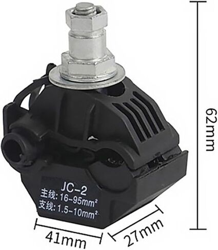 Insulation Piercing Clamp No-Peeling Cable Connector Quick Splitter 1KV Main Line Section 16-95mm2 Branch 1.5-10mm2 JC-2 1Pcs in Saudi Arabia