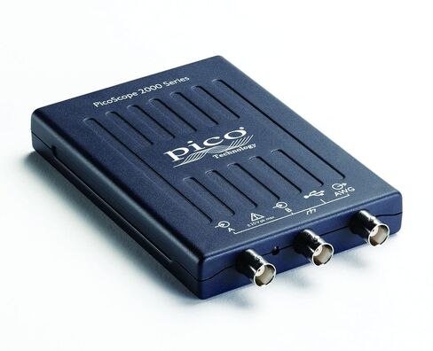 Picoscope 2204A OSCilloscope 2 قنوات 10 ميغاهيرتز ، 8 كيلوغرام من الذاكرة ، معدل العينة 100 مللي ثانية/ثانية ، نطاق مختبر USB PC المحمول المحمول مع مولد الموجة ، برامج PS7 ، دون تحقيقات in Saudi Arabia