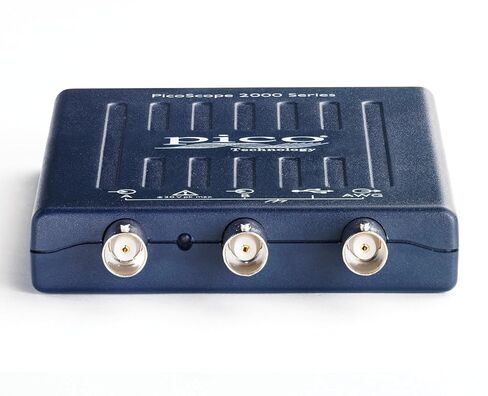 Picoscope 2204A OSCilloscope 2 قنوات 10 ميغاهيرتز ، 8 كيلوغرام من الذاكرة ، معدل العينة 100 مللي ثانية/ثانية ، نطاق مختبر USB PC المحمول المحمول مع مولد الموجة ، برامج PS7 ، دون تحقيقات in Saudi Arabia