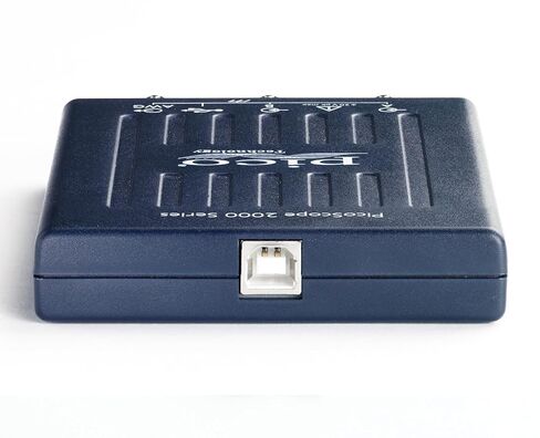 Picoscope 2204A OSCilloscope 2 قنوات 10 ميغاهيرتز ، 8 كيلوغرام من الذاكرة ، معدل العينة 100 مللي ثانية/ثانية ، نطاق مختبر USB PC المحمول المحمول مع مولد الموجة ، برامج PS7 ، دون تحقيقات in Saudi Arabia