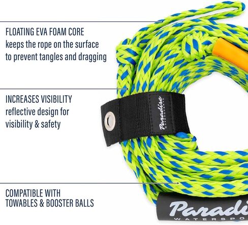 Paradise Water Sports - Tow Rope for Tubing and Boating, Heavy Duty Floating Rope in Kuwait