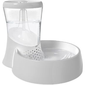 Petmate Fresh Flow Rain Battery Fountain for Cats and Dogs, 75 oz