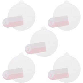 HARFINGTON 5pcs Watch Glass Screen Protectors 25mm Matte Anti-Glare Anti-Scratch Waterproof TPU Universal Round Smartwatch Screen Protective Film Protector (for Flat Screen)
