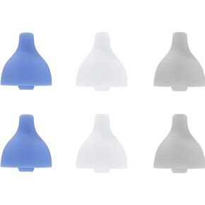 BOCOOLIFE Ear Dryer Ear Tips Soft Replacement Ear Tips Ear Dry Blower for Swimmers Ear Dryer 6pcs - 3 Color-Coded Soft Silicone Replacement Earpieces