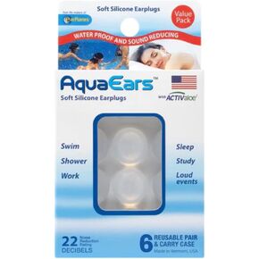 Soft Silicone Earplugs (6 Pair)