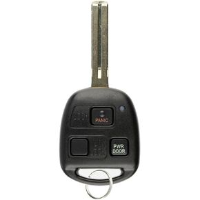 KeylessOption دخول بدون مفتاح عن بعد فوب غير مقطوعة لمفتاح الإشعال الرئيسي للسيارة RX330 RX350 RX400h RX450h، HYQ12BBT (حزمة من 2)