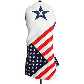 USA Patriot Golf Limited Edition Vintage Retro Patriotic X Metal Fairway Wood Headcover