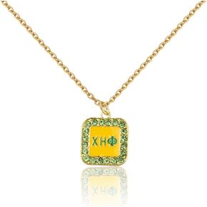 CENWA CEta Nursing Sorority Gift Chi E Nurses Green and Yellow Earrings Gift For Her