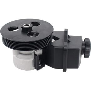 NewYall Power Steering Pump with Reservoir Pulley