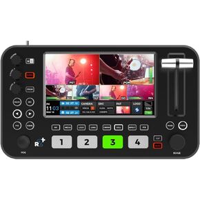 NeoLive R2 Plus Video Switcher for Live Streaming Video Mixer Audio Mixer hdmi Switcher 4 Channel Mixer Audio Switcher Live Streaming Equipment Video Switcher Mixer