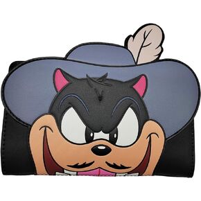 Loungefly Disney The Three Musketeers Pete Villain Cosplay Faux Leather Flap Wallet