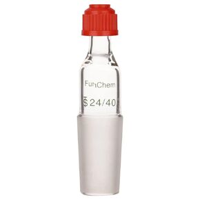Glass Thermometer Inlet Adapter for Distillation Apparatus, Thermometer Adapter with 24/40 Inner Joint, 80mm Height, 1 Pack