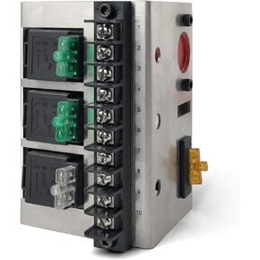MGI SpeedWare Fused Relay Panel Box and 12vDC Wiring Kit (8 Relay)