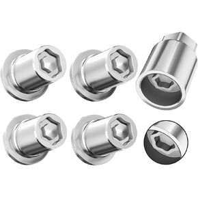 MIKKUPPA Wheel Lock Lug Nuts Set M12x1.5 Anti Theft Replacement for 2003-2022 Toyota Camry, 2008-2022 Highlander, 2002-2023 Lexus RX350 IS250 ES350 NX200T OEM:00276-00900