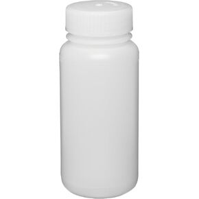 SP Bel-Art Precisionware Wide-Mouth 125ml (4 oz) High-Density Polyethylene Bottles; Polypropylene Cap, 38mm Closure (F10625-0005), Transculent (Pack of 12) in Saudi Arabia