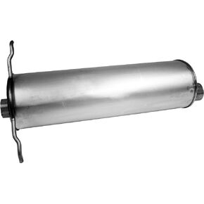 Walker Exhaust Quiet-Flow Stainless Steel 40245 Direct Fit Exhaust Muffler Assembly 2.5" Inlet (Inside) 2.5" Outlet (Inside)