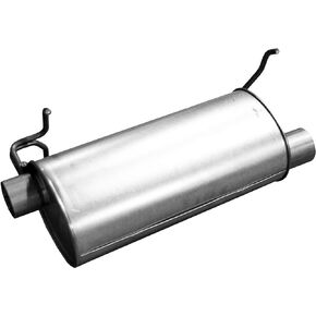 Walker Exhaust Quiet-Flow Stainless Steel 21507 Direct Fit Exhaust Muffler 3" Inlet (Inside) 3" Outlet (Inside)