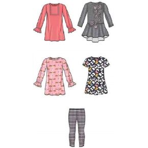 New Look Sewing Pattern 6538 Toddlers Child Dress & Leggings Size A 3-8