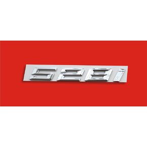 QC Trunk Lid Genuine OEM Size Replacement for BMW 3D Emblem Badge Car Rear Number Letter Label Decal (535i, b-13 X