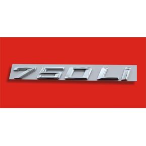 QC Trunk Lid Genuine OEM Size Replacement for BMW 3D Emblem Badge Car Rear Number Letter Label Decal (535i, b-13 X