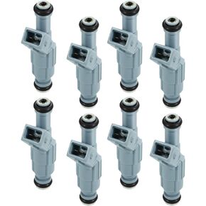0280155715 Fuel Injectors Mushan Fuel Sprayer Replacement fit for Dodge Dakota Durango Ram 1500/2500/3500 1996-1999, F250 F350 Mustang Cobra Mustang GT,For Chevy Corvette Impala Camaro (8Pcs) in Kuwait