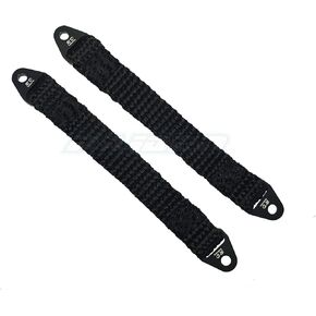 85mm Suspension Damper Travel Limit Straps for Traxxas EREVO 2.0 E-REVO REVO 3.3 Summit Slayer for Axial AX10 SCX10 EXO Wraith Yeti RC Crawler - Grey 2pcs