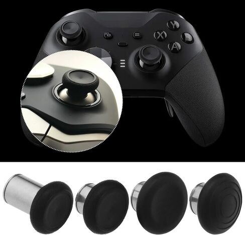 6Pcs Thumbsticks Grip 6-in-1 Swap Magnetic Joysticks Buttons Set Compatible with Xbox One Elite Series 2 Controller Interchangeable Joysticks in Saudi Arabia