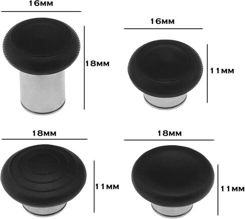 6Pcs Thumbsticks Grip 6-in-1 Swap Magnetic Joysticks Buttons Set Compatible with Xbox One Elite Series 2 Controller Interchangeable Joysticks in Saudi Arabia