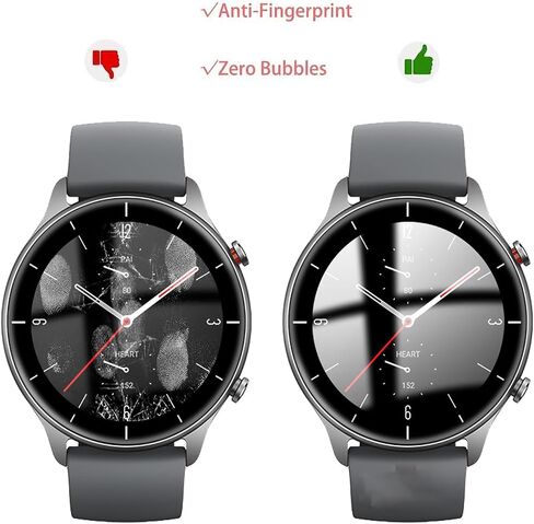 [3 Pack] Flexible Screen Protector for Garmin Venu 2 Plus, [HD Clear] 3D Curved Soft Smart Watch Protective Film (Not Glass) [Ultra Shatterproof] in Saudi Arabia