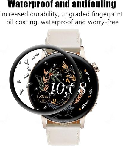 [3 عبوات] واقي شاشة مرن لـ Garmin Venu 2 Plus، [HD Clear] طبقة حماية ناعمة منحنية ثلاثية الأبعاد للساعة الذكية (ليس زجاجًا) [مقاومة فائقة للكسر] in Kuwait