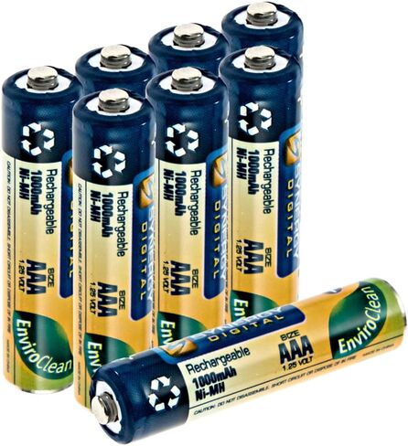 Synergy Digital Cordless Phone Battery, Compatible with Panasonic KX-TGA931T Cordless Phone, (Ni-MH, 1.25V, 1000 mAh) AAA Rechargeable Ultra Hi-Capacity Battery Battery in Saudi Arabia