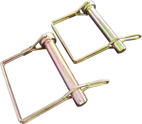 #00846, Double Wire Lock Pin, Hitch Pins 1/4" Dia. x 2 1/2" Long, Round, Tabbed, PTO Pins, Quick-Release, Can Replace a Clevis and Cotter Pin, 3 pcs. in Saudi Arabia