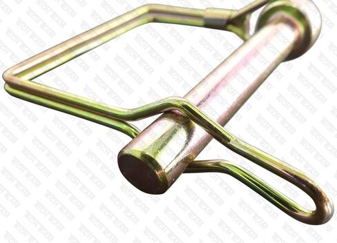 #00846, Double Wire Lock Pin, Hitch Pins 1/4" Dia. x 2 1/2" Long, Round, Tabbed, PTO Pins, Quick-Release, Can Replace a Clevis and Cotter Pin, 3 pcs. in Saudi Arabia