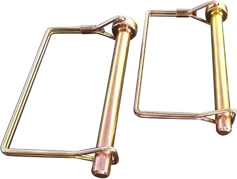 #00846, Double Wire Lock Pin, Hitch Pins 1/4" Dia. x 2 1/2" Long, Round, Tabbed, PTO Pins, Quick-Release, Can Replace a Clevis and Cotter Pin, 3 pcs. in Saudi Arabia